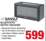 Sansui Bluetooth Retro Speaker