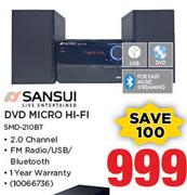 Sansui DVD Micro Hi Fi SMD-210BT
