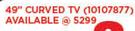 Sansui 49" Curved TV