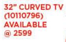 Diamond 32" Curved TV