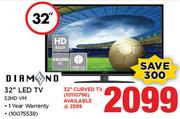 Diamond 32" Curved TV