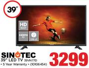 Sinotec 39" LED TV 39VN77D