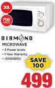 Diamond 20Ltr Microwave Oven