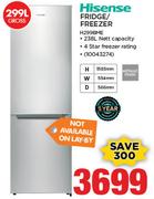 Hisense 299Ltr Fridge/Freezer H299BME