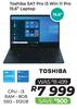 Toshiba SAT Pro i3 Win 11 Pro 15.6" Laptop
