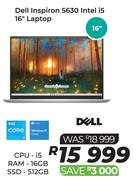 Dell Inspiron 5630 Intel i5 16" Laptop