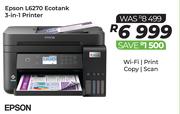 Epson L6270 Ecotank 3 In 1 Printer