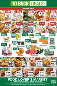 Food Lover's Market Gauteng, Limpopo, North West, Mpumalanga, Free State : 10 Buck Deals (13 May - 19 May 2024)
