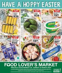Food Lover's Market Gauteng, Limpopo, North West, Mpumalanga, Free State : Have A Hoppy Easter (25 March - 31 March 2024)