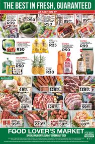 Food Lover's Market Gauteng, Limpopo, North West, Mpumalanga, Free State & Northern Cape : The Best In Fresh, Guaranteed (19 February - 25 February 2024)