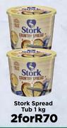 Stork Spread Tub-For 2 x 1Kg