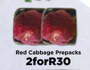 Red Cabbage Prepacks-For 2