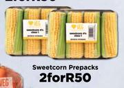 Sweetcorn Prepacks-For 2