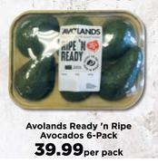 Avolands Ready 'n Ripe Avocados-6's Per Pack