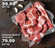 Stewing Beef & Potjiekos-Per kg