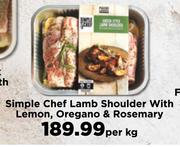 Simple Chef Lamb Shoulder With Lemon, Oregano & Rosemary-Per kg
