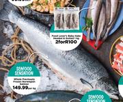 Whole Previously Frozen Norwegian Salmon-Per kg