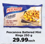 Pescanova Battered Mini Rings-250g Each