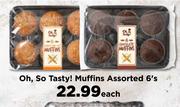 Oh, So Tasty Muffins Assorted-6's Each