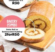 Swiss Roll Or Butterscotch Pudding-For 2