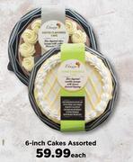 6 Inch Cakes Assorted-Each