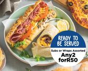 Subs Or Wraps Assorted-For Any 2