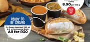 2 x Soup Assorted 350ml & 2 x Continental Rolls-For All