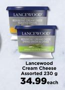 Lancewood Cream Cheese Assorted-230g Each