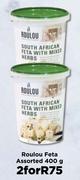 Roulou Feta Assorted-For 2 x 400g
