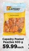 Capedry Peeled Peaches-500g Each