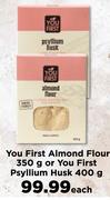 You First Almond Flour 350g Or You First Psyllium Husk 400g-Each