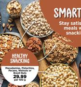 Macadamias, Pistachios, Pecans, Walnuts Or Brazil Nuts-Per 100g
