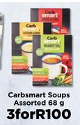 Carbsmart Soups Assorted-For 3 x 68g