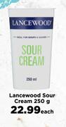 Lancewood Sour Cream-250g Each