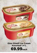 Gino Ginelli Ice Cream Assorted-1.4L Each