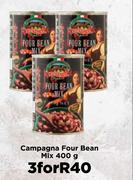Campagna Four Bean Mix-For 3 x 400g