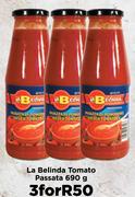 La Belinda Tomato Passata-For 3 x 690g