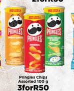 Pringles Chips Assorted-For 3 x 100g