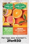 Fair Cape Juice Assorted-For 2 x 1L