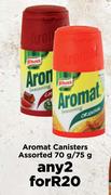 Aromat Canisters Assorted-For Any 2 x 70g/75g
