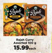 Rajah Curry Assorted-100g Each
