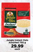 Jungle Instant Oats Assorted-750g Each