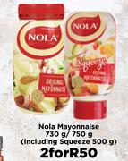 Nola Mayonnaise (Including Squeeze 500g)-For 2 x 730g/750g
