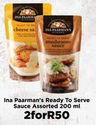 Ina Paarman's Ready To Serve Sauce Assorted-For 2 x 200ml