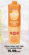 Clover Nolac UHT Milk (Lactose Free)-1L Each