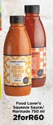 Food Lover's Squeeze Sauce/Marinade-For 2 x 750ml