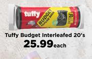 Tuffy Budget Interleafed-20's Each