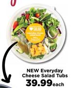 New Everyday Cheese Salad Tubs- Each