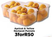 Apricot & Yellow Nectacot Punnets- For 3