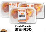 Peach Punnets- For 3